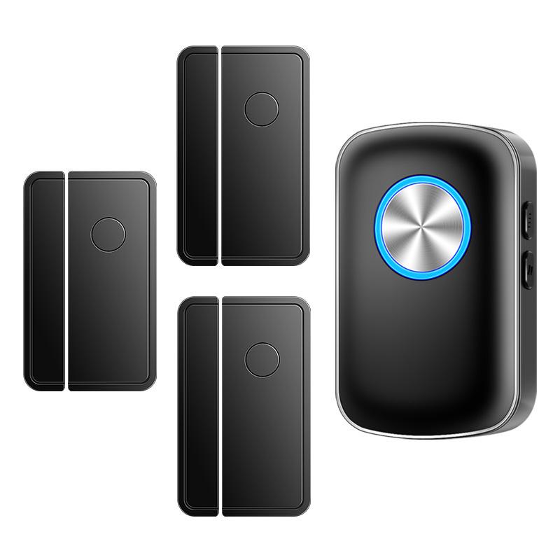 Wireless Greeting Sensor Doorbell - Welcomes and Alerts for commercial spaces чёрный