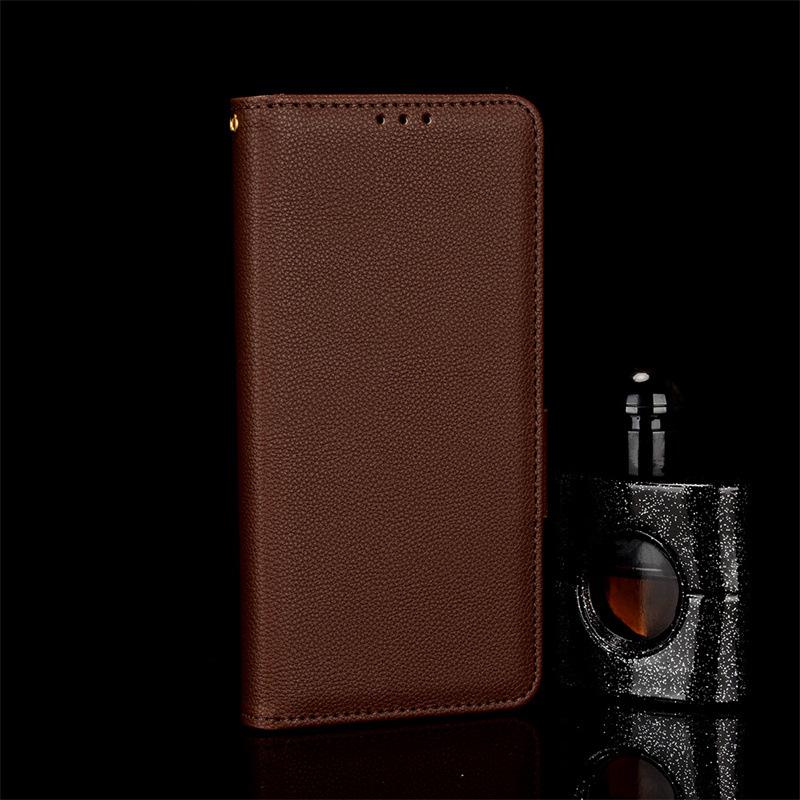 Xiaomi 13 Ultra Leather Flip Case with Card Holder - Lychee Pattern Protective Cover