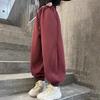 Girls Ankle Cuff Sports Pants Korean Style Kids Casual Trousers