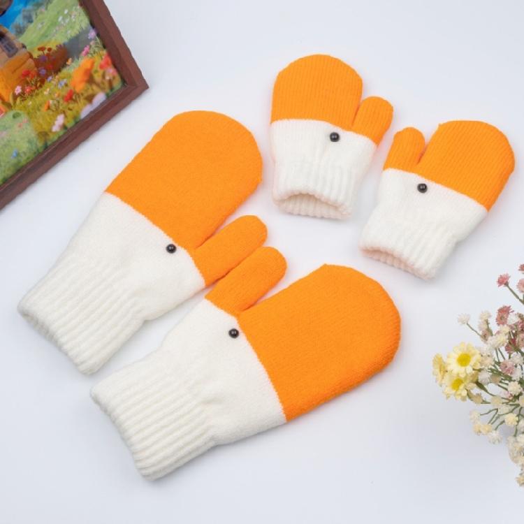 Thickened Winter Mittens All Hand Protection Knit Gloves Geese Design Gloves Handwear All Age Outdoor Activity Essential
