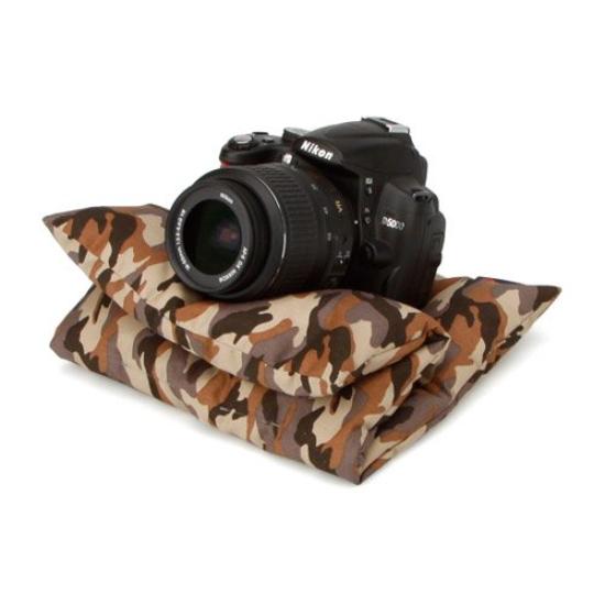 HAKUBA Camera Long Camouflage Cushion, Medium, Gray, KZB-LM-CMG