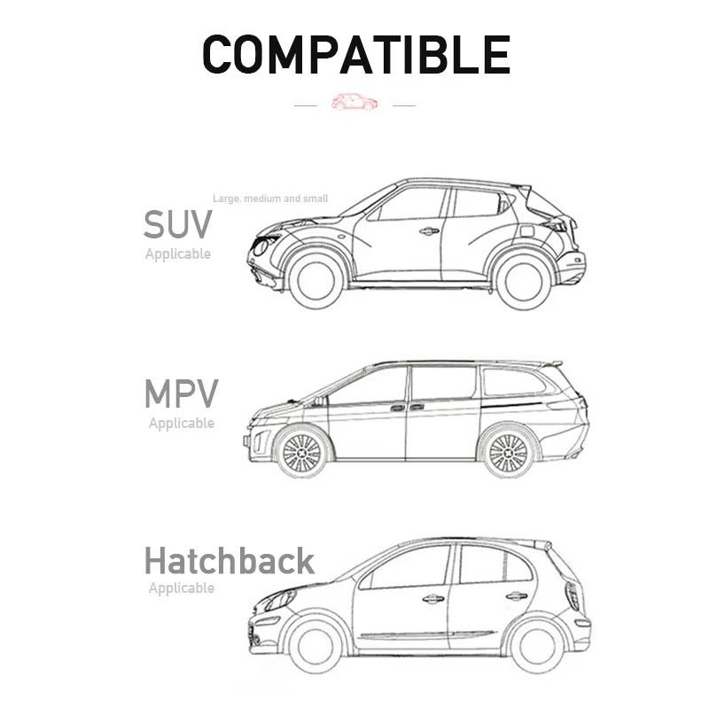 SEAMETAL Car Trunk Organizer PU Leather Multi-Pocket Auto Seat Back Hanging Storage Bag Mesh Net Universal for Suv Hatchback Mpv