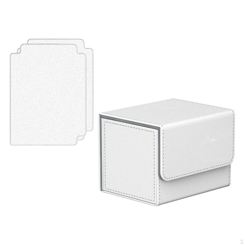 Card Deck Box PU Leather Organizer Protector Holder