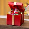 Snowman Santa Claus Gift Shape Design Music Box With Lighting For Holiday Celebration