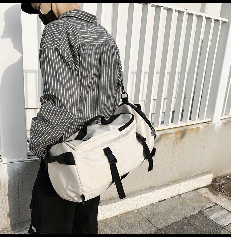 Pánský cestovní batoh a taška přes rameno do posilovny s velkou kapacitou