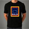 T-shirt Unisexe Drôle Parodie de Baldi Pour Papa Coupe Régulière Haut Vintage Polyvalent Streetwear Extensible Graphique Homme Décontracté