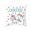 Creative Unicorn Decorative Pillowcase Cute Cartoon