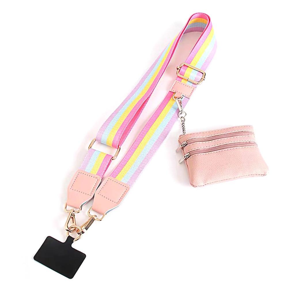 Adjustable Phone Strap Anti Loss Clip and Go Strap Multifunction Phone Lanyard for Woman