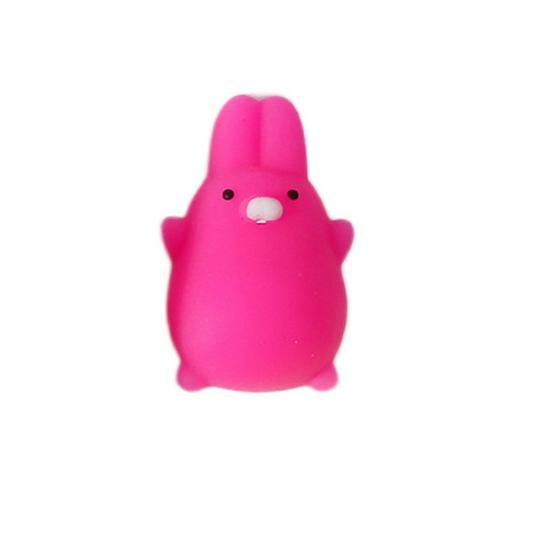 Japan Moe Small Animal Squeeze Toy: Soft Rubber Dumpling Peach