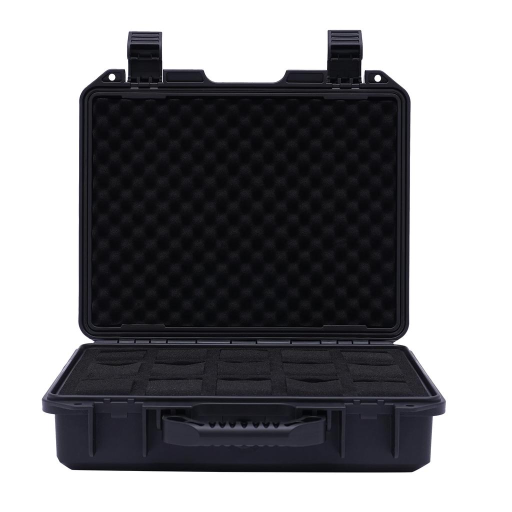 Watch Box Organizer – 15 Slots, High-Density Sponge, Secure Locking, Ideal Gift for Watch Collectors