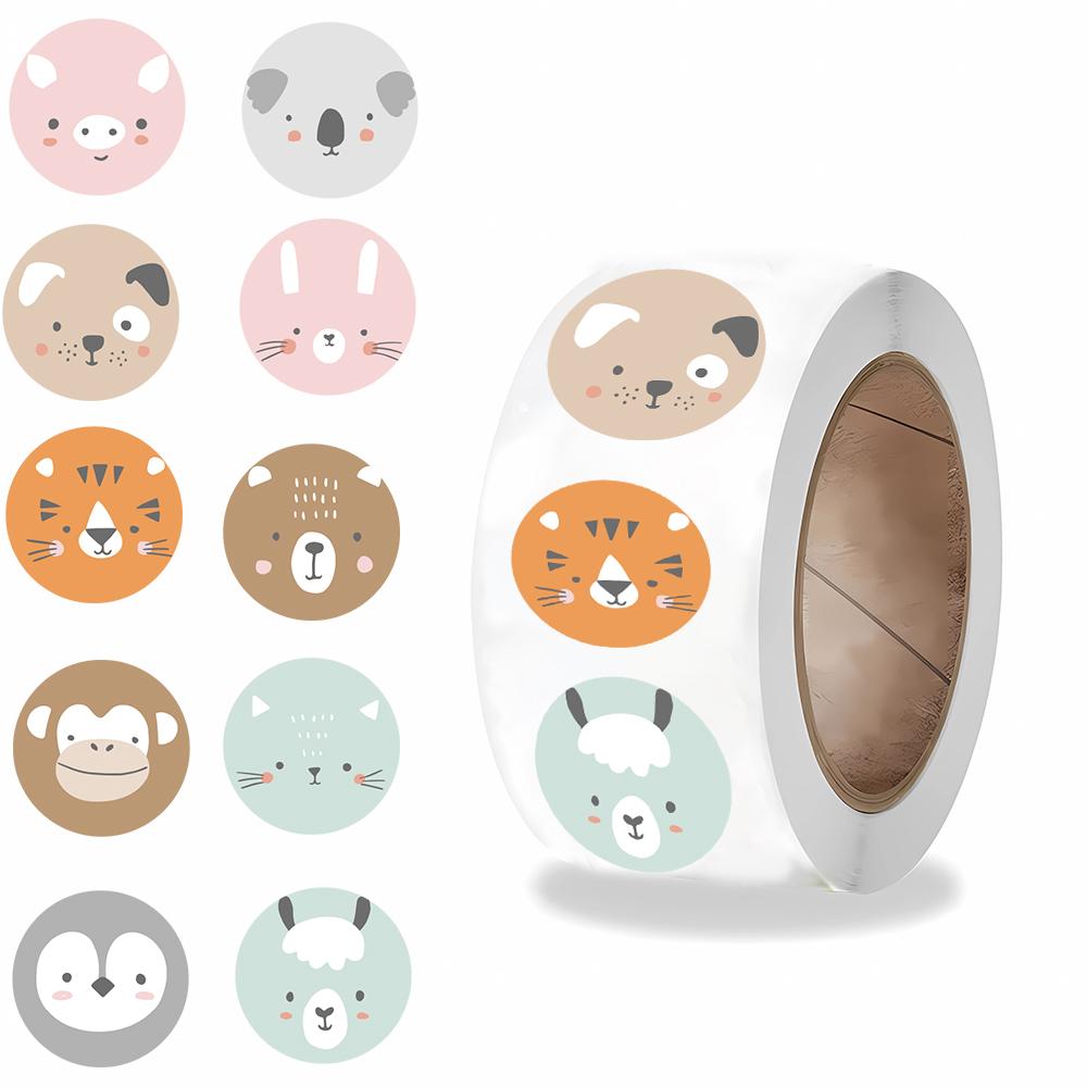 500PCS Animal Rall Stickers Game Personalize Phone Casual Phone Laptop Luggage School Gift Sealing Label Decoration Rall Sticker