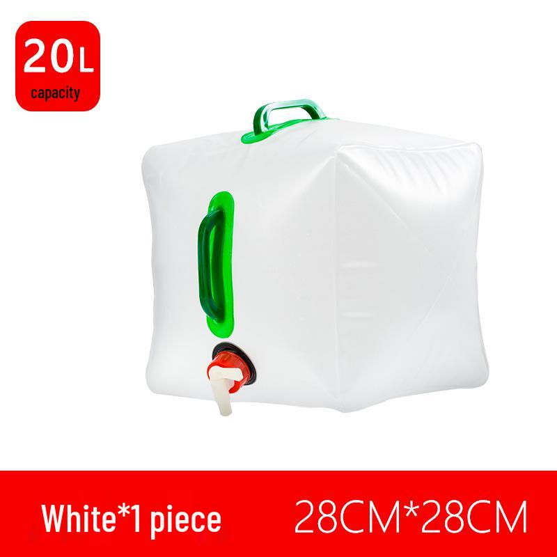 Large Capacity Folding Water Bag with Faucet for Outdoor Travel and Camping