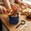 3D Printed Manual Can Opener Non-Slip Plastic Jar Remover Effort-Saving Ergonomic Handle Drink Bottle Opener Home Kitchen