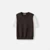 broadcast Women's Jacquard Knit Short-Sleeve Top