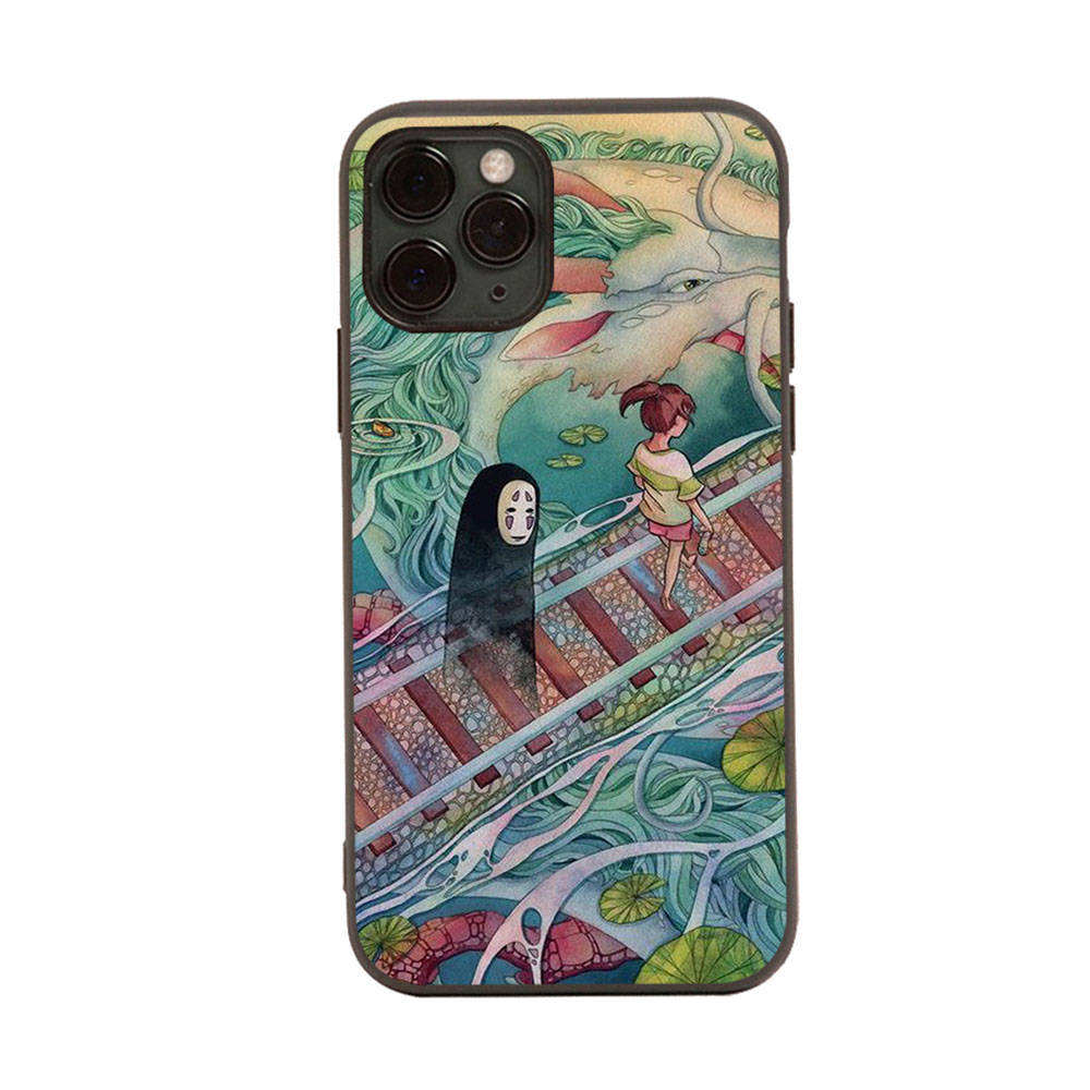 Hülle für iPhone 16 15 Plus 14 13 12 11 Pro 8 7 6S 6 SE 5S X XR XS Max Realme C30 C33 C31 9I Schwarze Softcover WI60 Chihiros