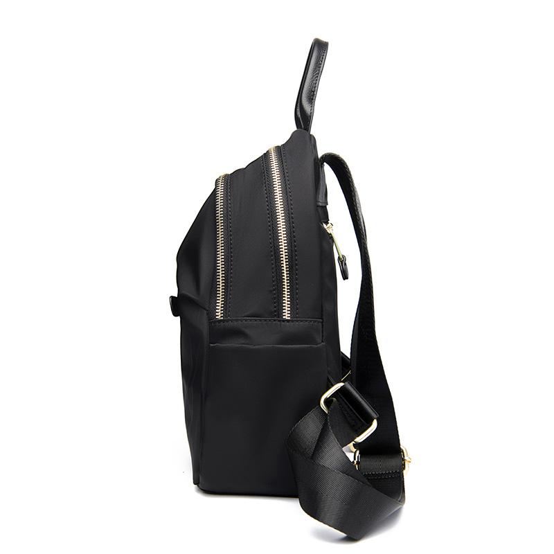 Luxe en cuir véritable et Oxford femmes Sac à dos mode voyage Sac à Dos Portable Sac à dos Design Sac à bandoulière Bolsas Sac a Main