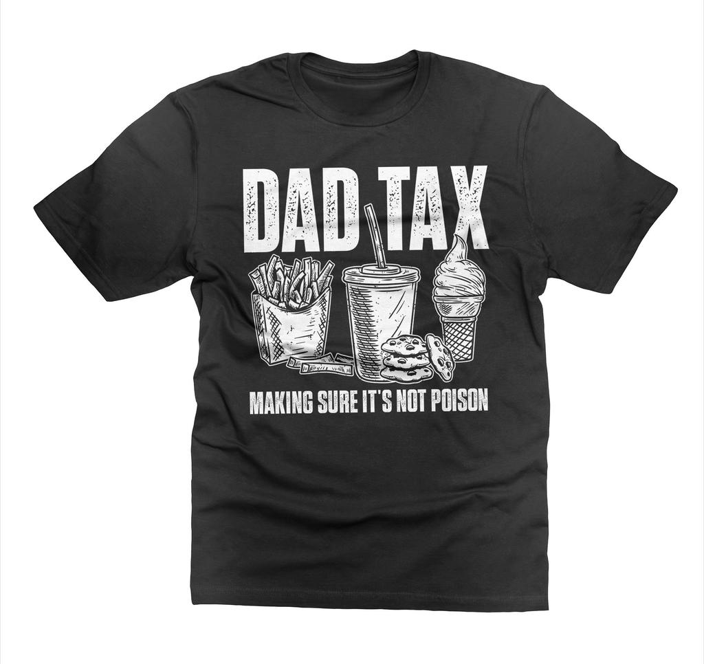 Dad Tax TShirt Fathers Day Gift Summer Mens Casual Shortsleeved Top Cotton Sportswear Harajuku Pullover Roundneck Tracksuit