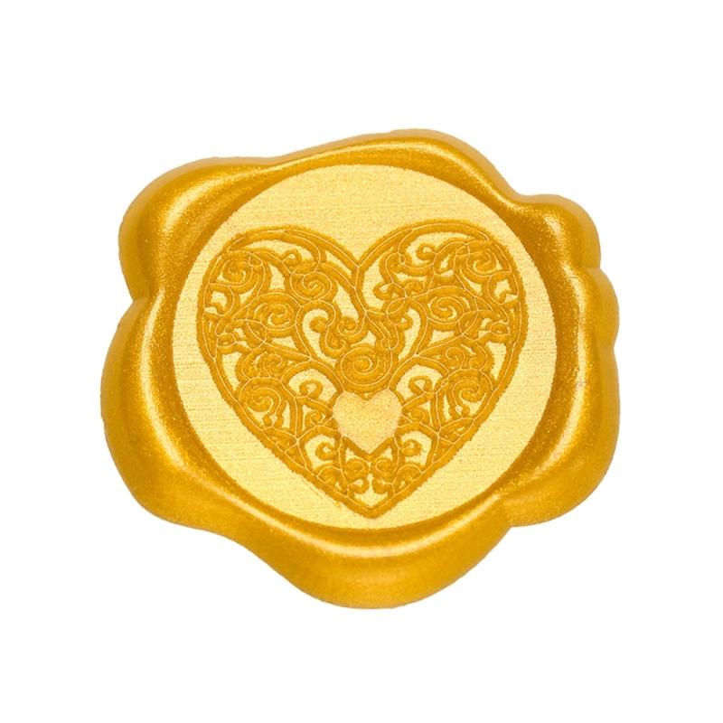 10Pcs Embossed Seal Stickers Adhesive Seal Decals for Wedding Invitations, Envelope, Birthday Valentines Christmas Card