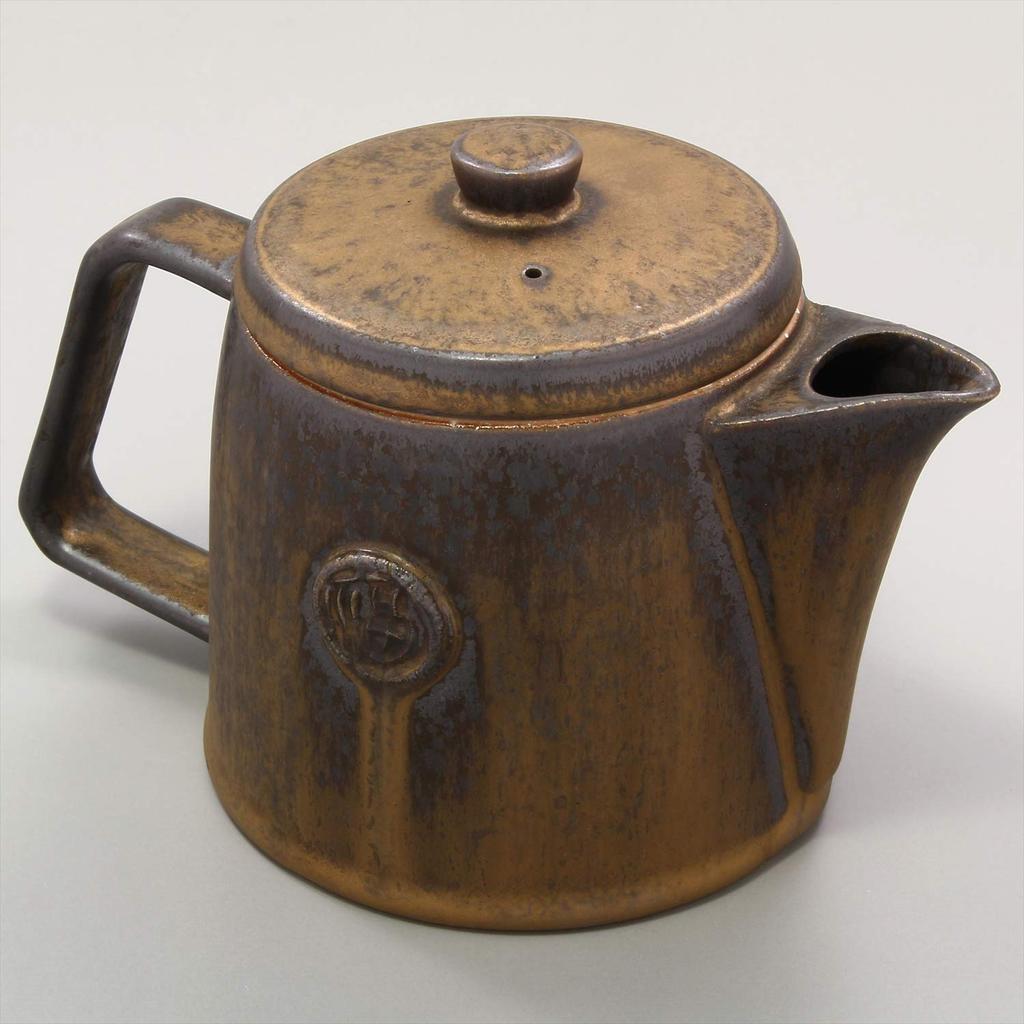Mino Ware Pot Fukufuku Ibushi Black Made in Japan 500-02