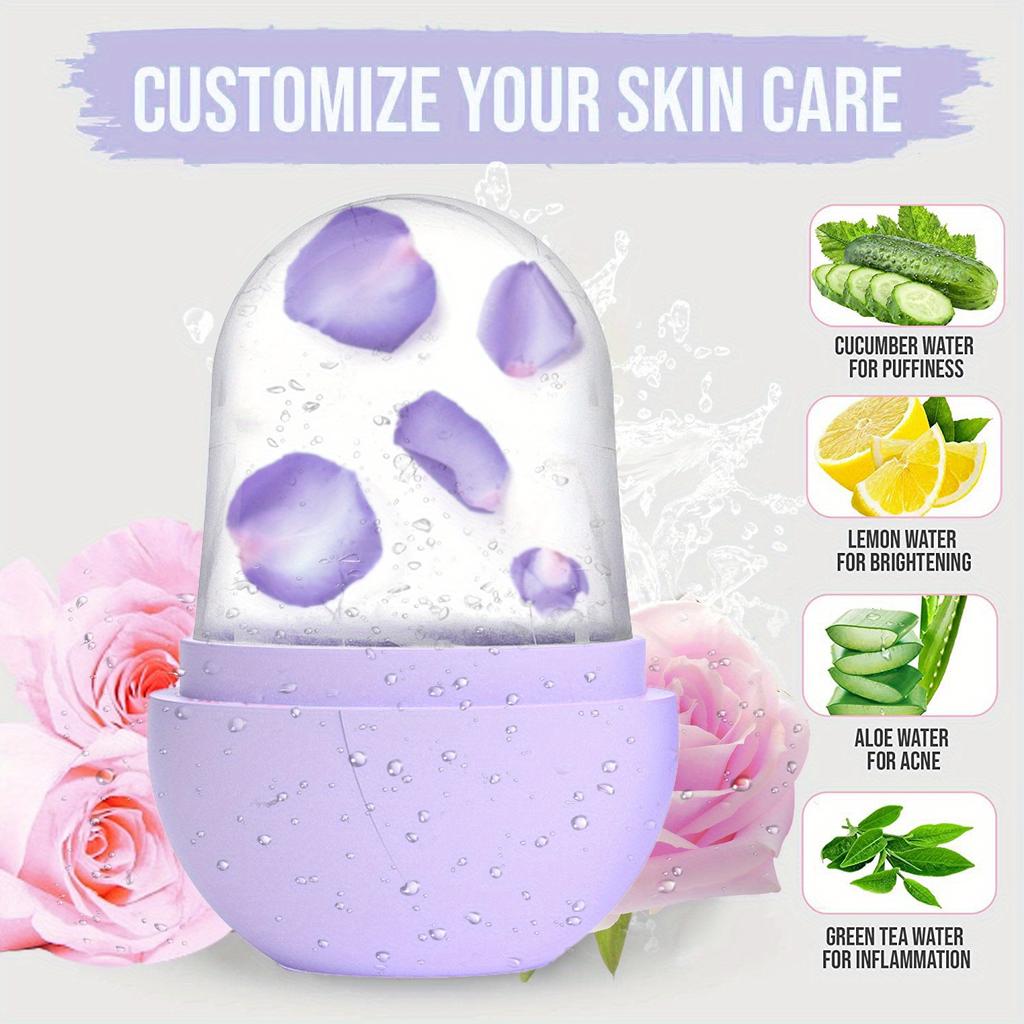 Silicone Ice Mold Facial Rollers Care Tools Massager for Face Eyes Neck Relieve Fine Lines and Wrinkles Beauty Skin Care Gifts