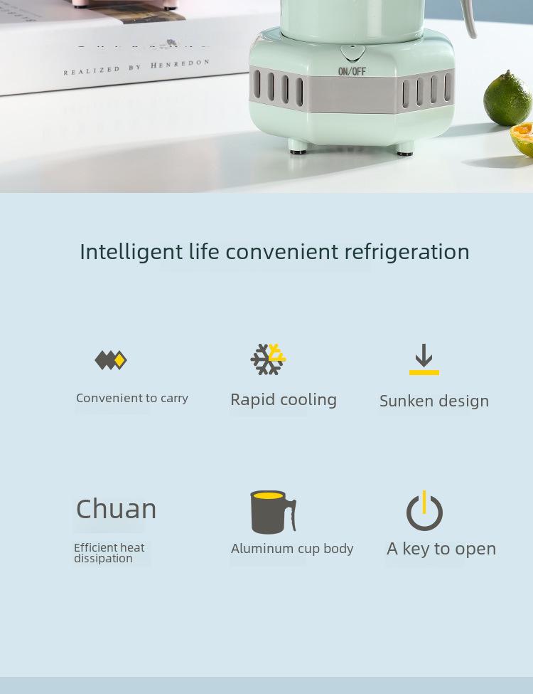 "2023 Summer Quick Cooling Cup: Portable Ice & Heat for Office Desks"