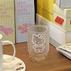 High Transparent Cartoon Kt Cat Glass, Cute High Borosilicate Water Cup, Girl Heart Milk Breakfast Cup Coffee Cup