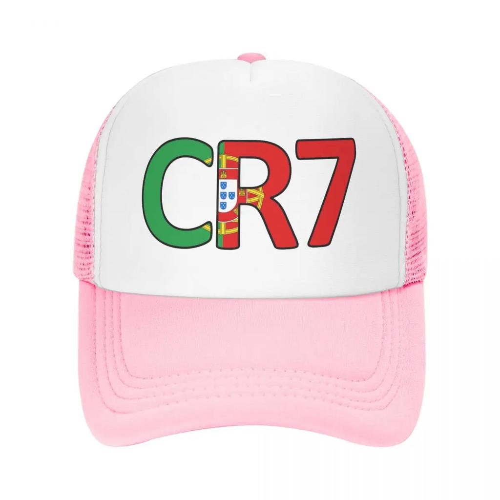 Custom Fashion Unisex Soccer Gift Football CR Trucker Hat Adult Adjustable Ronaldos Baseball Cap Women Unisex Hip Hop Trucker Cap