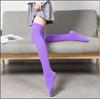 White Extended Knee Socks Spring And Summer Thin Silicone Non-Slip Velvet Socks Women'S Japanese Black Silk Stockings