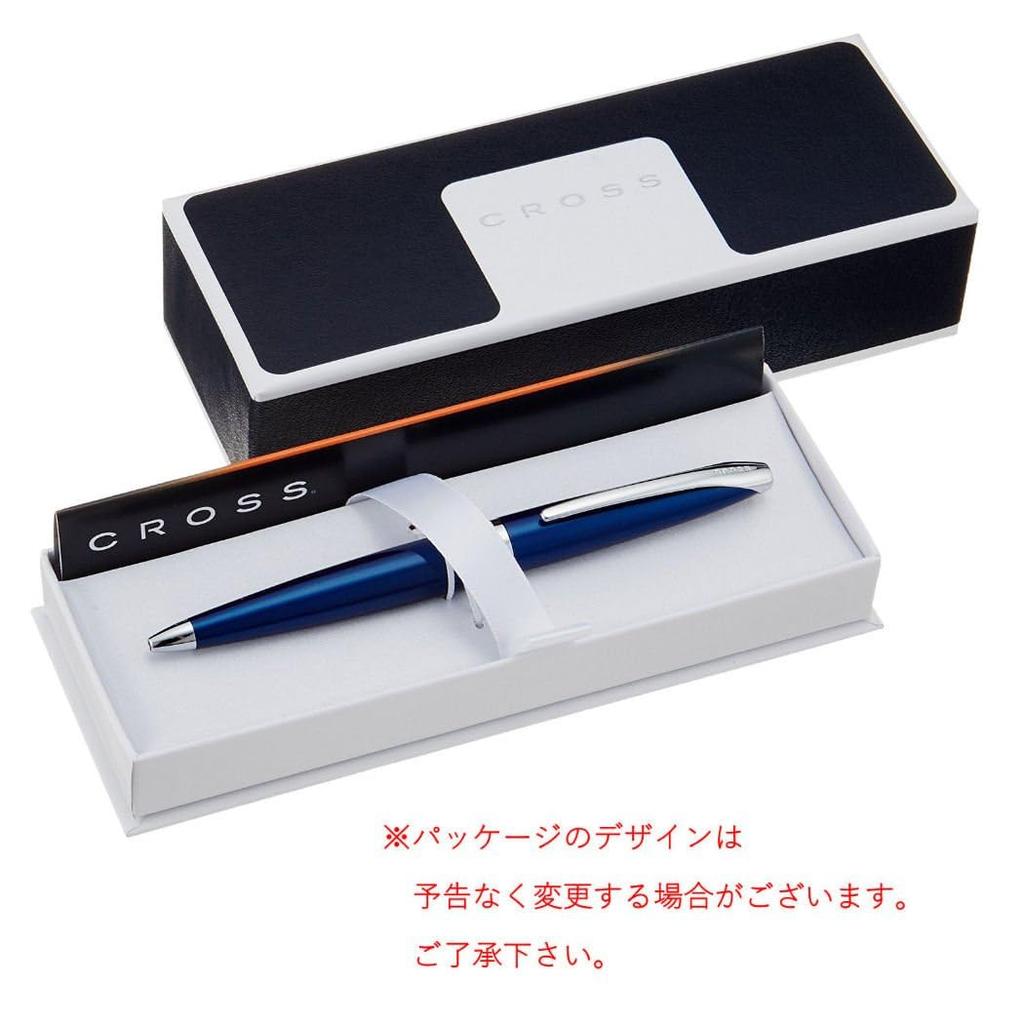 CROSS Ballpoint Translucent Blue Officially Imported Pen, Oil-Based, ATX, Lacquer, N882-37,