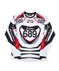 Deogdaibeu Super Cub Mesh Jersey Long Sleeve White