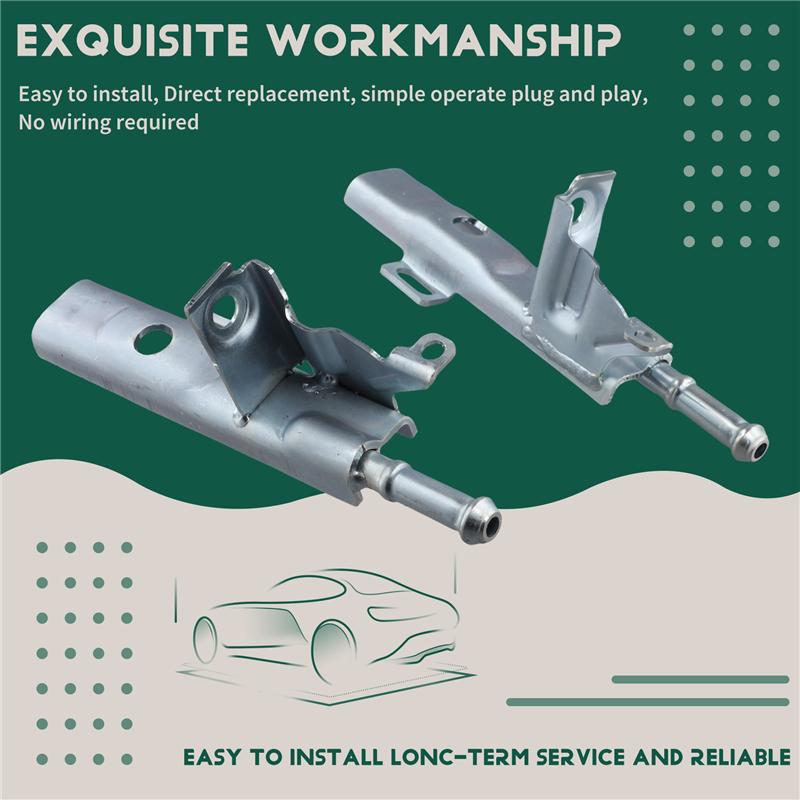 Durable-1Pair Rear Body Exhaust Pipe Bracket For  E C-Class W205 W213 C238 S205 S213 15-19 A2054902440 A2054902640