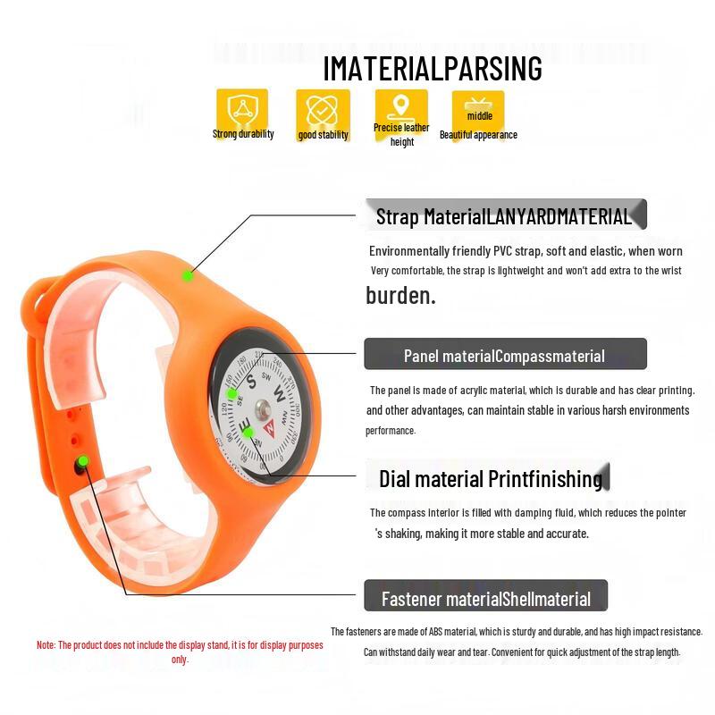 De Rui En High-Precision Wristband Compass 3-Pack