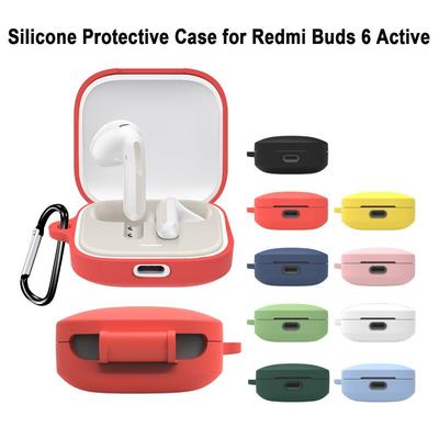 Neue Silikon Schutzhülle Protector Kratzfest Abdeckung Stoßfest Kopfhörer Zubehör Gehäuse Schale für Redmi Buds 6 Active