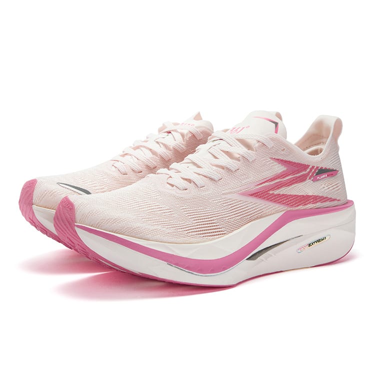 361 Flame 5 Future Breathable Low Top Running Shoes Unisex Bubble Gum Pink 672612207-12
