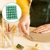Letter Alphabet&Number Clay Stamps Tools Creative DIY Mini Biscuit Mold Moveable Uppercase Alphabet Clay Seal for Potter Artist