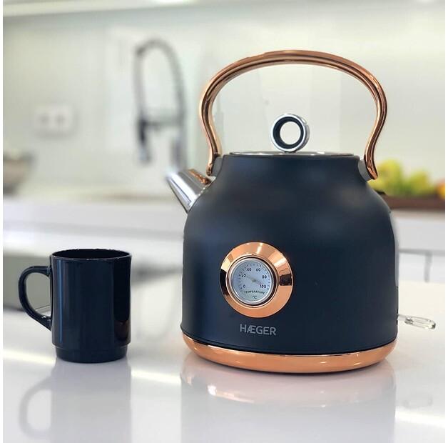 Чайник Haeger Deco black (EK-22B.024A)