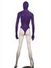 Xs-4Xl Unisex Pu Leather Hooded Separate Fingers Catsuit Hollow Out Bust Open Crotch Bodysuit Tights Sexy Body Teddies Leotard
