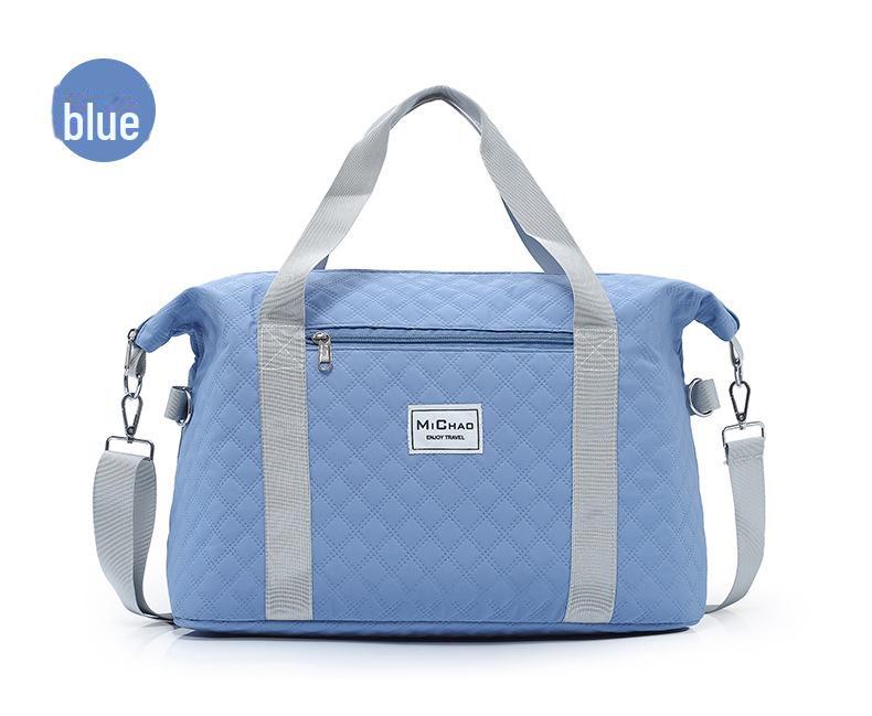 

Women s Large Capacity Oxford Cloth Gym Bag with Wet/Dry Separation for Yoga, Swimming, and Short Travel синій