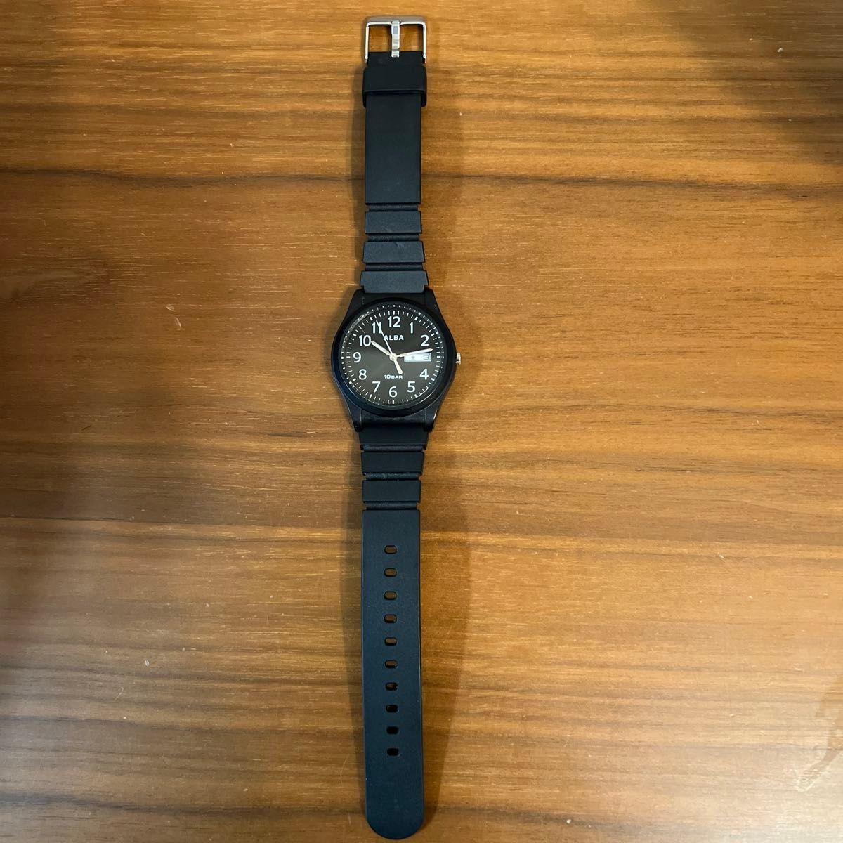 ALBA Alba watch black analog 10BAR