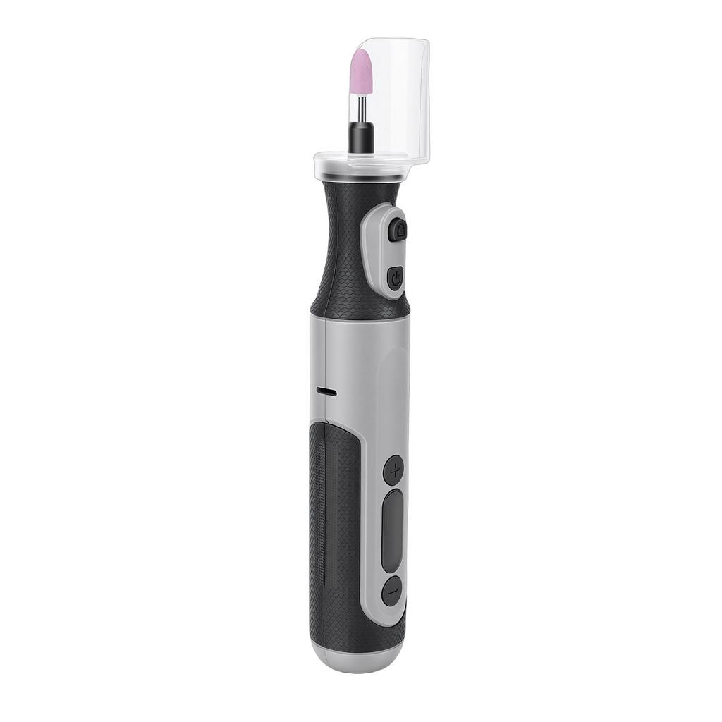 Electric Polisher Kit Handheld Cordless Sanding Drilling Tool Kit for Woodworking Built in 1300mAh Battery 4V Digital