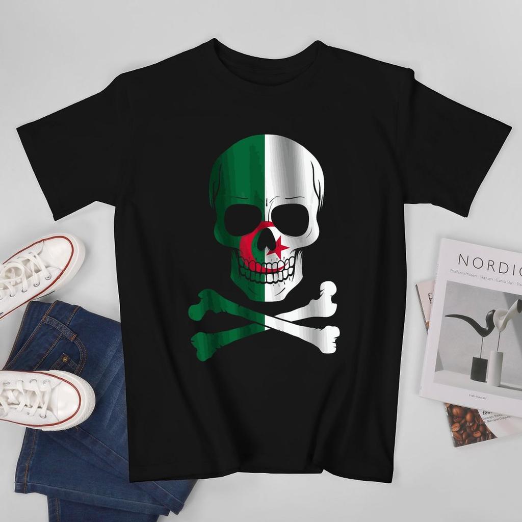 More Design Algeria Flag Algerian Unisex Tshirt Tees Tshirt Oneck T Shirts Unisex Boys Clothing 100 Cotton