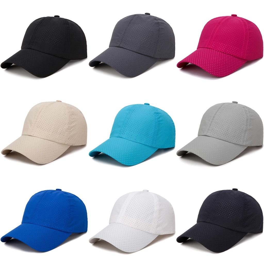Baseball Mesh Cap Peaked Caps Breathable Fabric Sport Sunhat Trendy Casual Gift