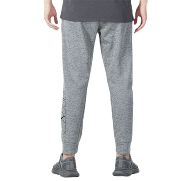 Nike Letter Print Elastic Waistband Elastic Cuff Thickened And Fleece Lined Knitted Sweatpants Men's Gray FB6893-063