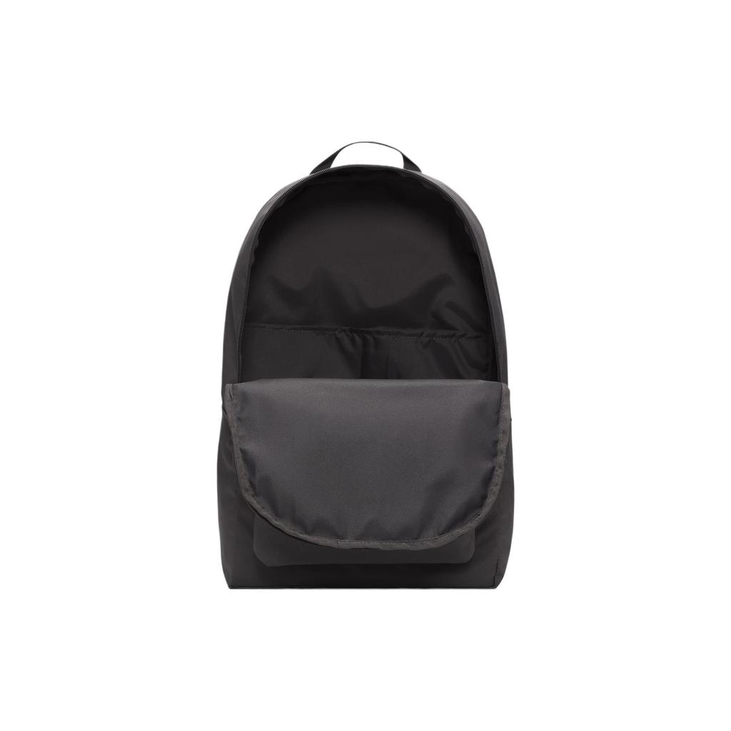Nike Heritage Basic Logo Solid Color Polyester Backpack Unisex Backpack Medium-Gray DC4244-254