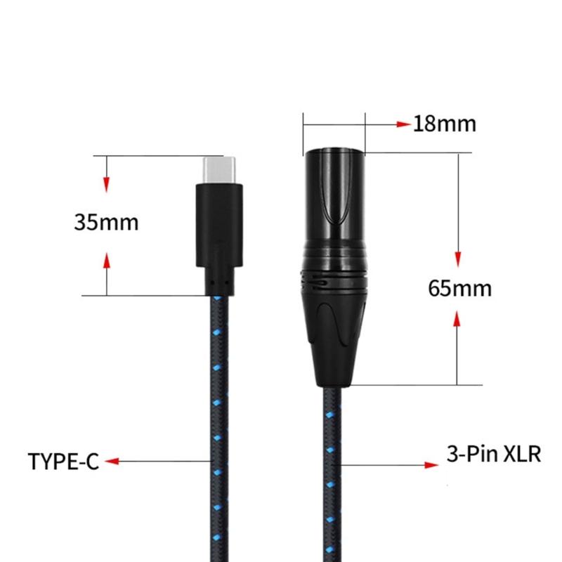 Reliable TypeC to XL Cable Long Service Cord Nylon Braides Cable Elastics Cable Suitable for Smartphones & Tablets