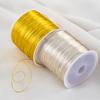 100m/Roll Gold Color Silver Colour Copper Wire for Jewelry Making DIY Bracelet Necklace DIY Colorfast Beading Wire Cord Strings