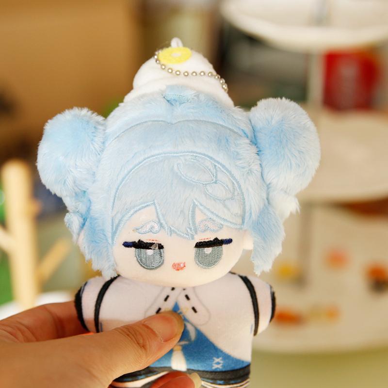 10cm Kawaii Wuthering Waves Plush Toy Game Peripheral Figure Anke, Rococo Dolls Cute Body Squeaking Plush Pendant Birthday Gifts