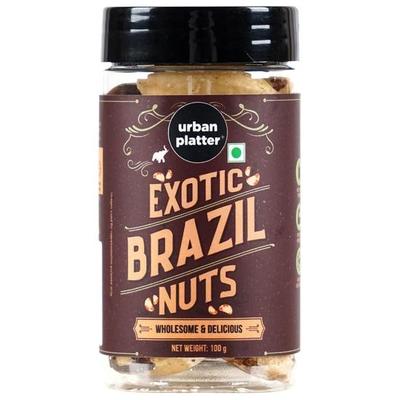 Urban Platter Brazil Nuts, 100g (Rich In Selenium | Superfood | Have 1 Daily)
