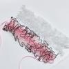 Women Organza Layering Ruffled False Collar Ribbon Tie Detachable Chokers Shawl