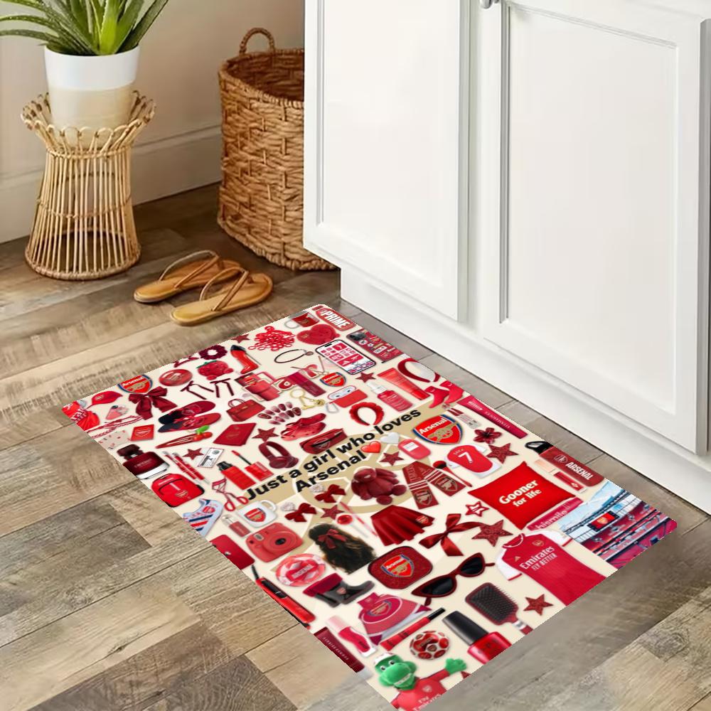 Arsenal Customize Your Name Kitchen Rug Runner Rug Laundry Mat Hallway Entryway The Best Gift Choice